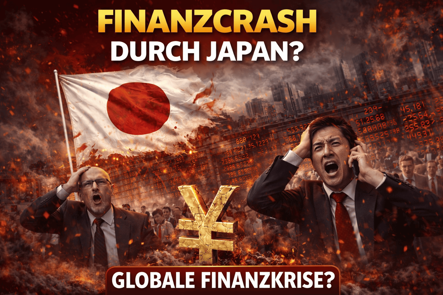 Droht ein globaler Finanzcrash aus Japan?