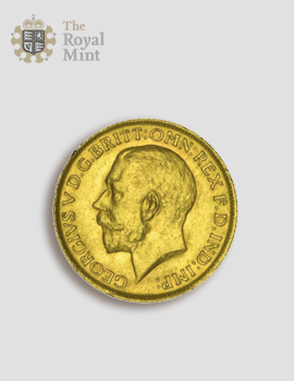Goldmünze Sovereign Georg V 1 Pfund