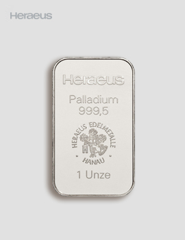 Palladium Barren 1 Unze