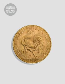Goldmünze 20 Francs Frankreich Marianne